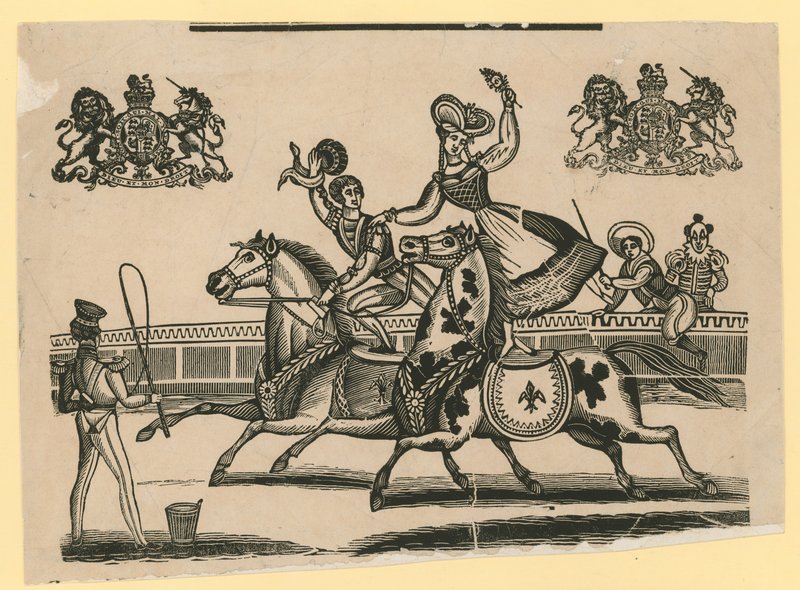 Scène de cirque sans titre : Équitation - English School