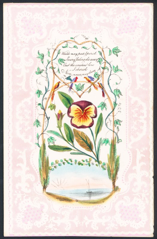 Carte de vœux pour la Saint-Valentin - English School