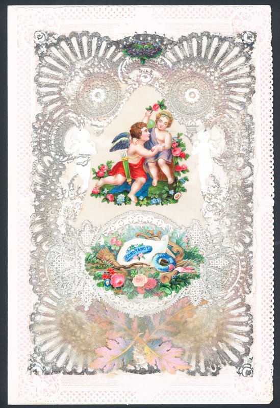 Carte de vœux pour la Saint-Valentin avec Cupidon - English School