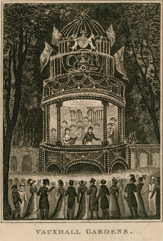 Jardins de Vauxhall, Londres - English School