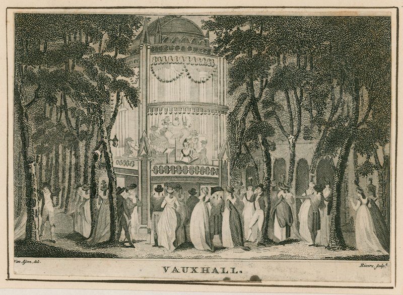 Jardins de Vauxhall, Londres - English School