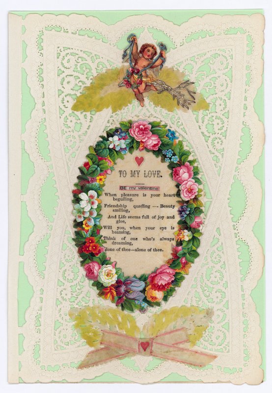 Carte de Saint-Valentin victorienne - English School