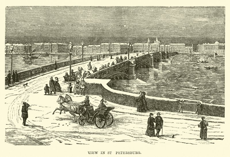 Vue de Saint-Pétersbourg - English School