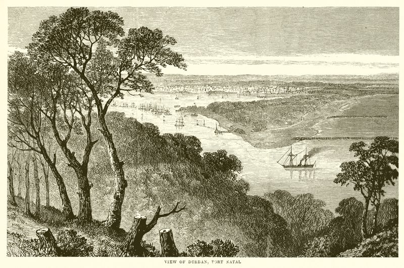 Vue de Durban, Port Natal - English School