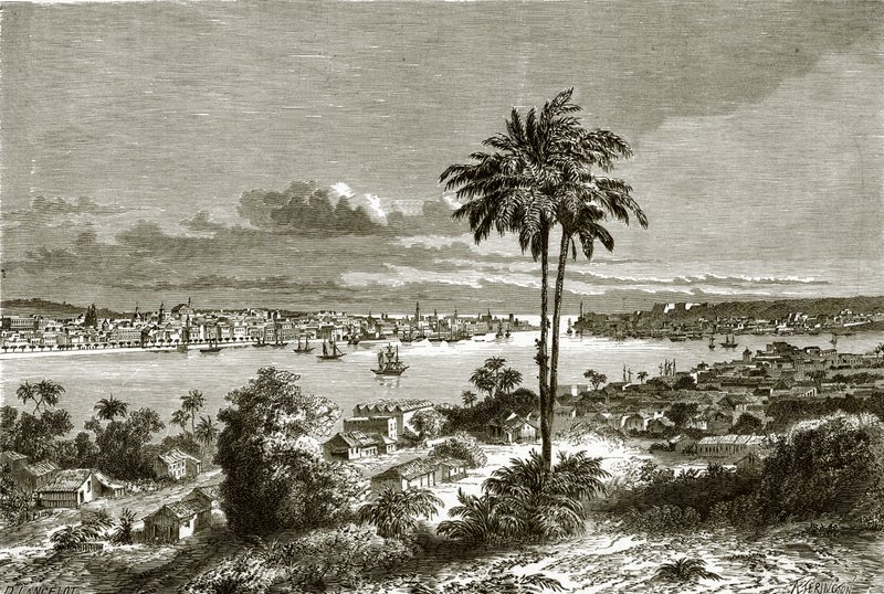 Vue de La Havane, la capitale de Cuba - English School