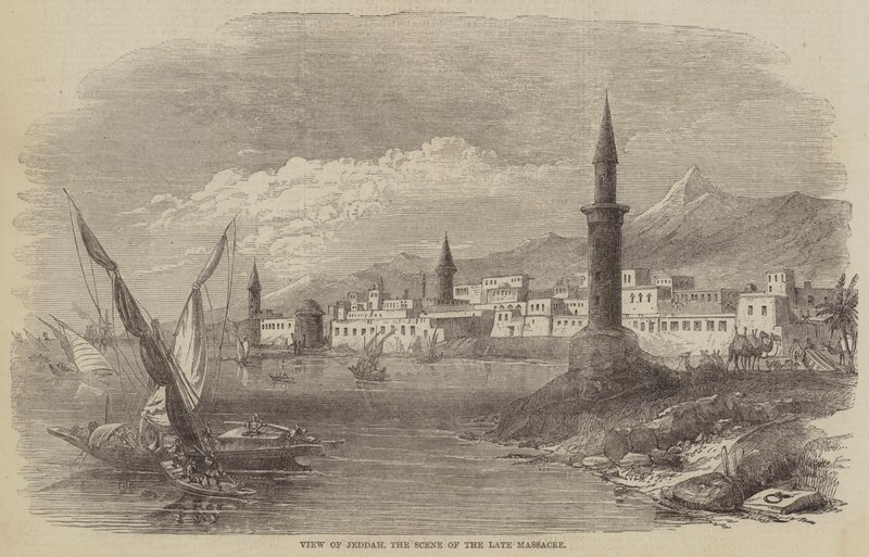 Vue de Djeddah, scène du dernier massacre - English School