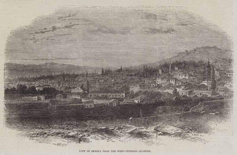 Vue de Smyrne depuis l