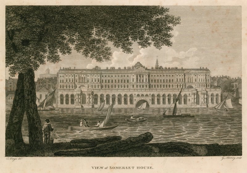 Vue de Somerset House, The Strand, Londres - English School