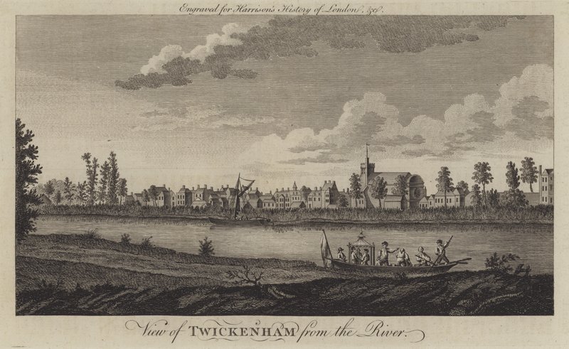 Vue de Twickenham depuis la Tamise - English School