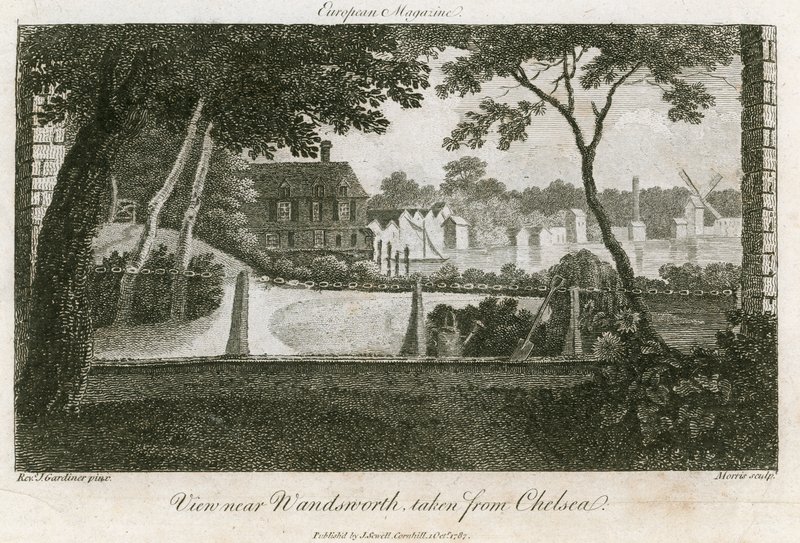 Vue de Wandsworth, prise de Chelsea - English School