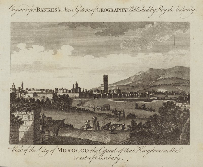 Vue de la ville de Maroc - English School