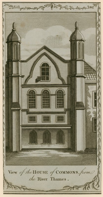 Vue de la Chambre des communes depuis la Tamise - English School
