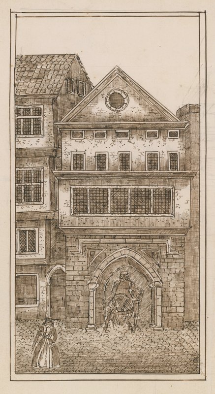 Vue de la porte nord de Saint-Paul - English School