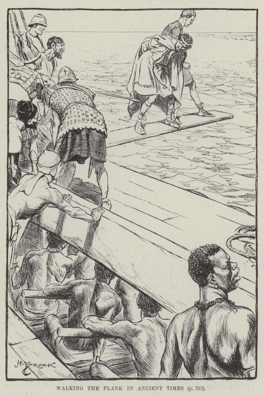 Marcher sur la planche dans les temps anciens - English School