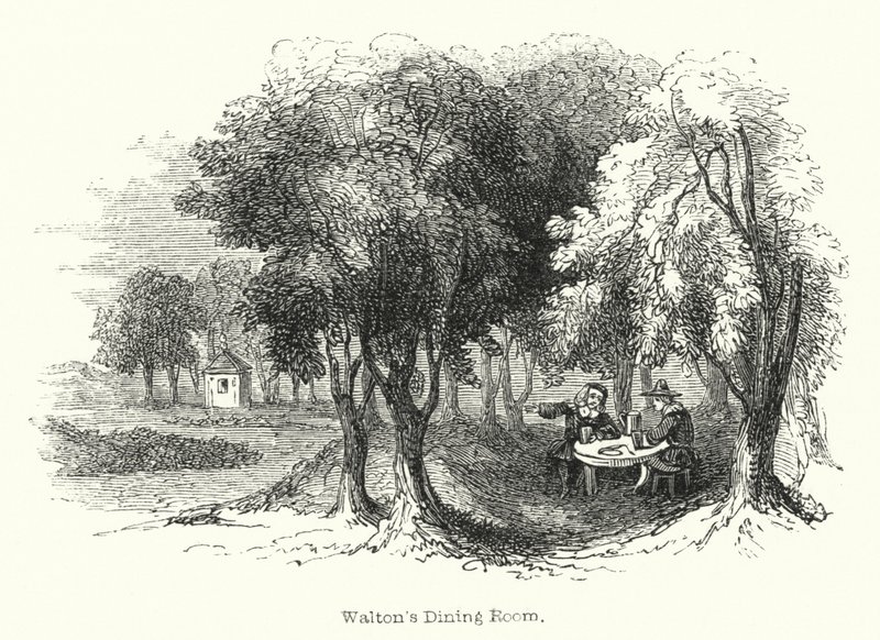 Salle à Manger de Walton (gravure) - English School