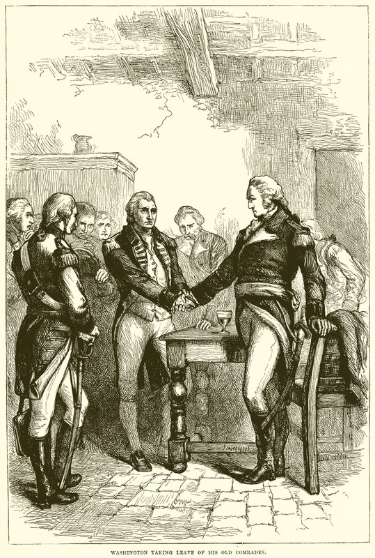 Washington prenant congé de ses vieux camarades - English School