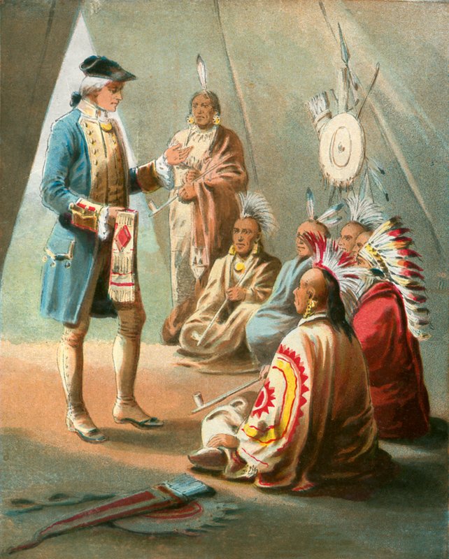 Premier discours de Washington aux Indiens - English School