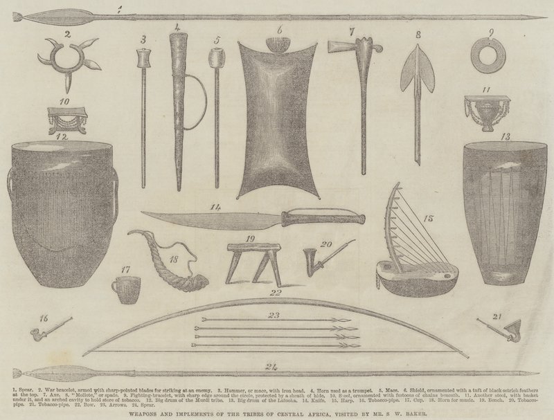 Armes et outils des tribus d