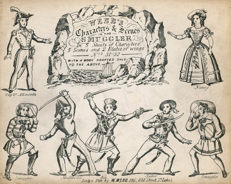 Personnages et Scènes de Webb dans le Contrebandier - English School