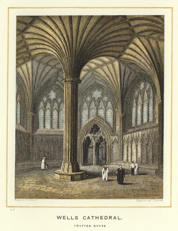 Cathédrale de Wells, salle capitulaire - English School