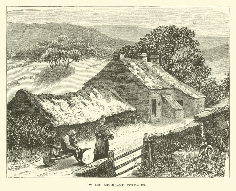 Cottages des landes galloises - English School