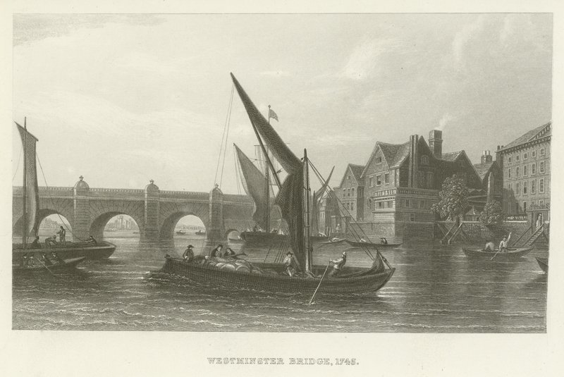 Pont de Westminster, 1745 - English School
