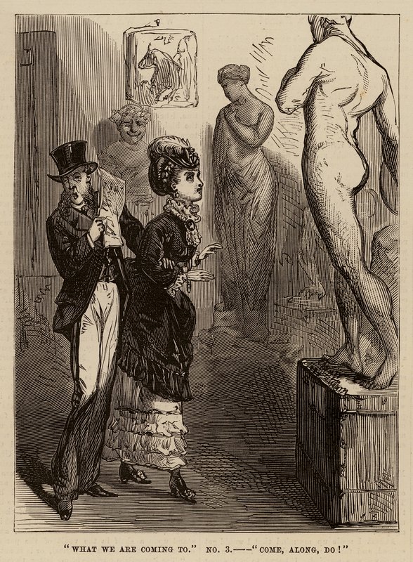 "Ce à quoi nous en arrivons" No 3-"Allez, dépêchez-vous!" (gravure) - English School