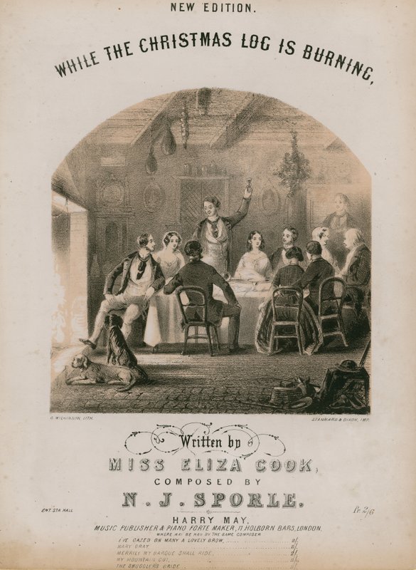 Pendant que la bûche de Noël brûle - English School
