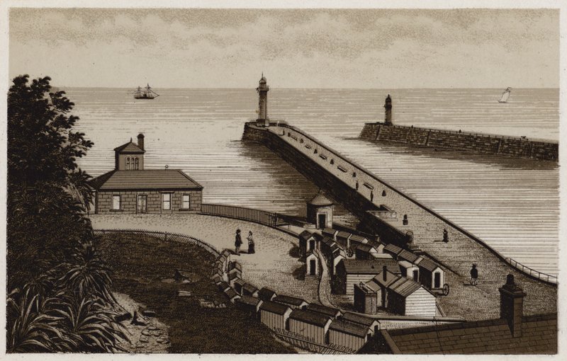 Entrée du port de Whitby - English School