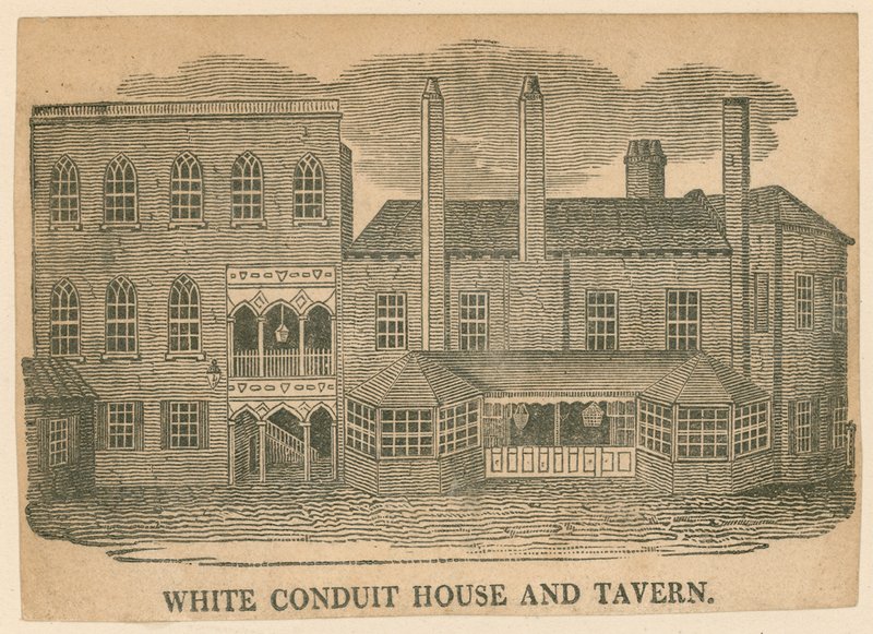 White Conduit House et Tavern, Pentonville, Londres - English School