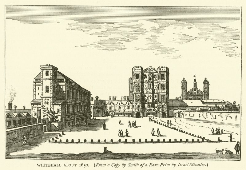 Whitehall vers 1650, d