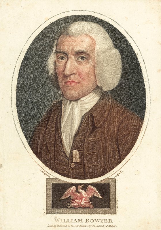 William Bowyer, imprimeur et éditeur anglais - English School