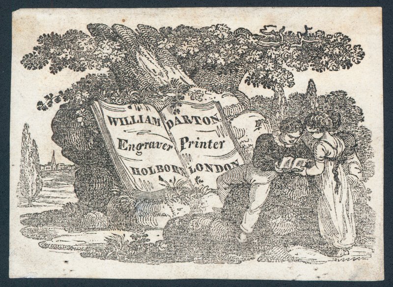 William Darton, graveur et imprimeur, carte de visite - English School