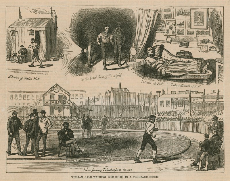 William Gale marchant 1 500 miles en mille heures - English School