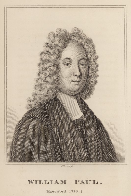 William Paul, exécuté en 1716 - English School