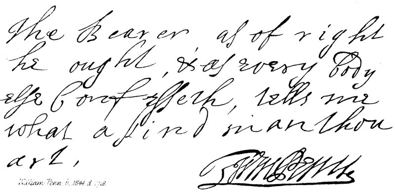 William Penn, né en 1644, mort en 1718 - English School