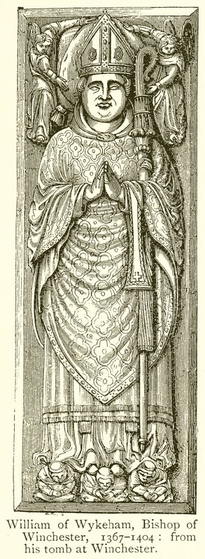 William de Wykeham, évêque de Winchester, 1367-1404 - English School