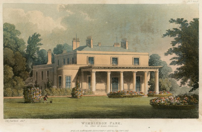 Parc de Wimbledon, la résidence du comte Spencer - English School