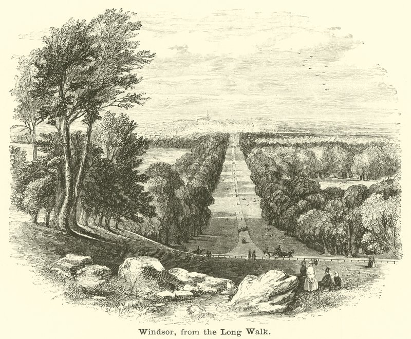 Windsor, depuis le Long Walk - English School