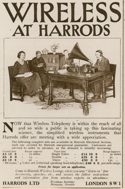 Sans fil chez Harrods - English School