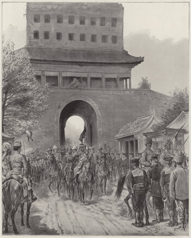 Avec les forces alliées en Chine - English School