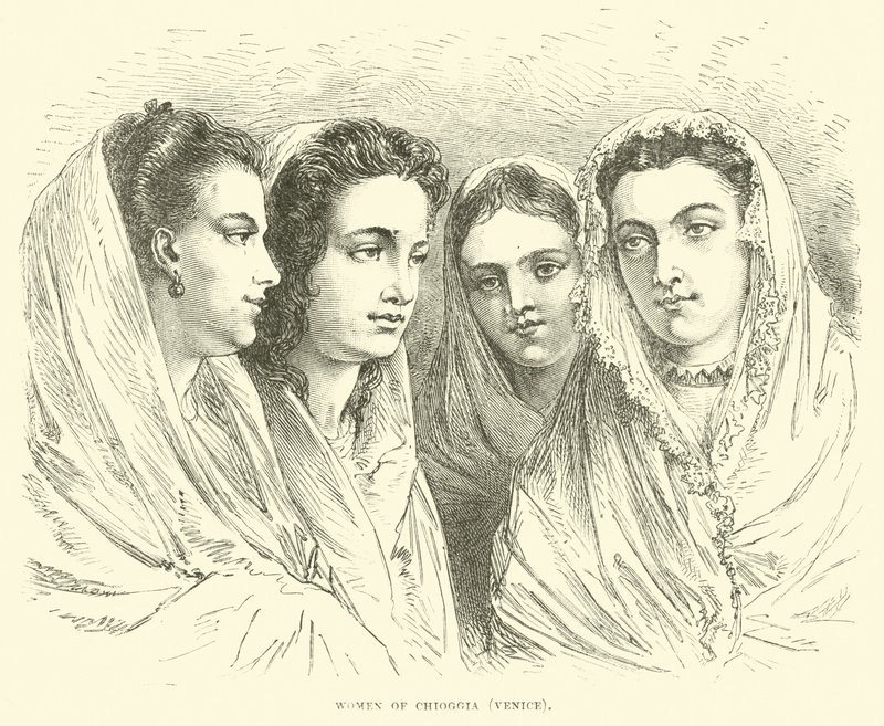 Femmes de Chioggia, Venise - English School