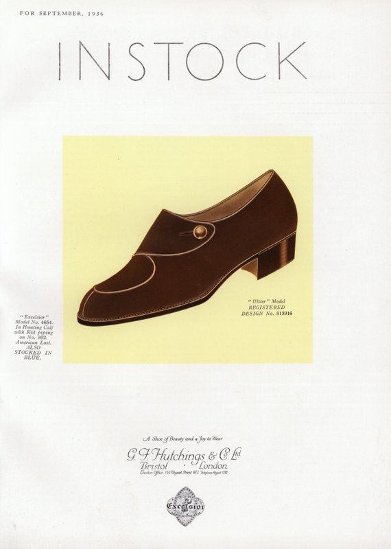 Publicité pour chaussures pour femmes, années 1930 - English School