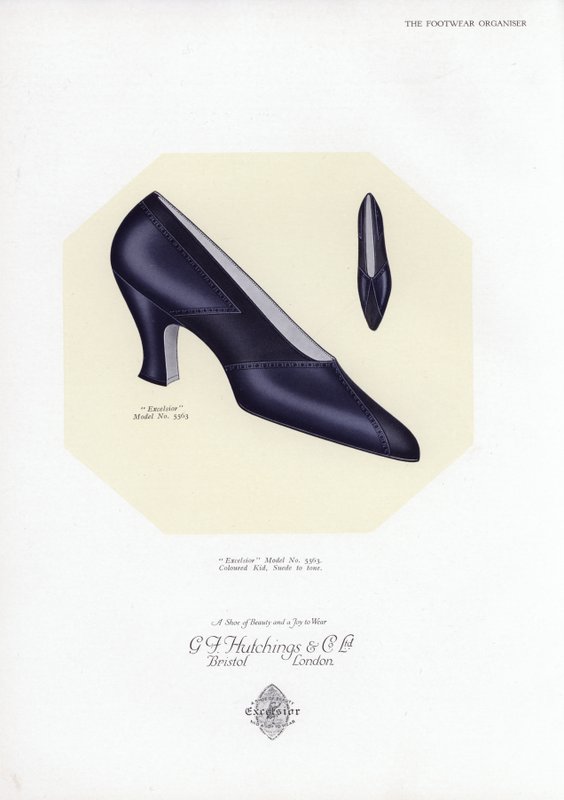 Publicité pour chaussures pour femmes, années 1930 - English School