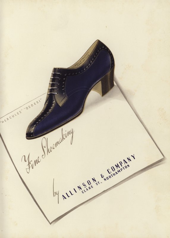 Publicité pour chaussures pour femmes, années 1930 - English School