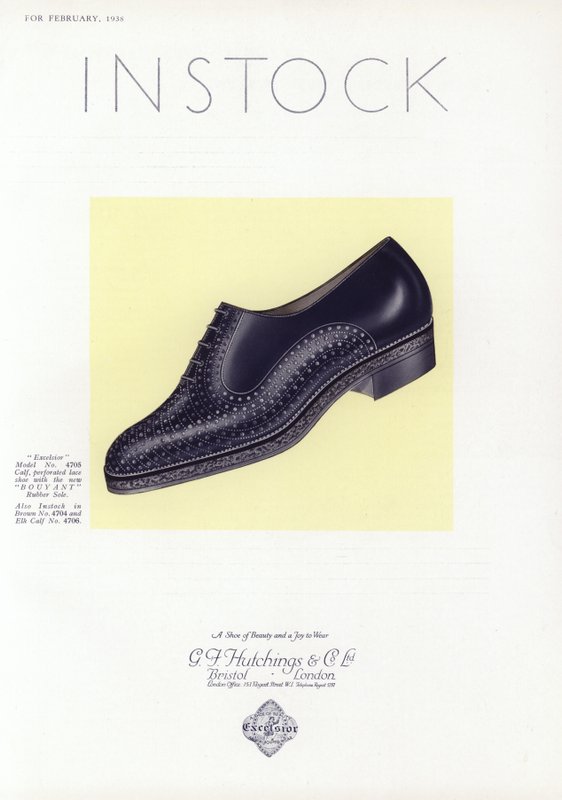 Publicité pour chaussures pour femmes, années 1930 - English School