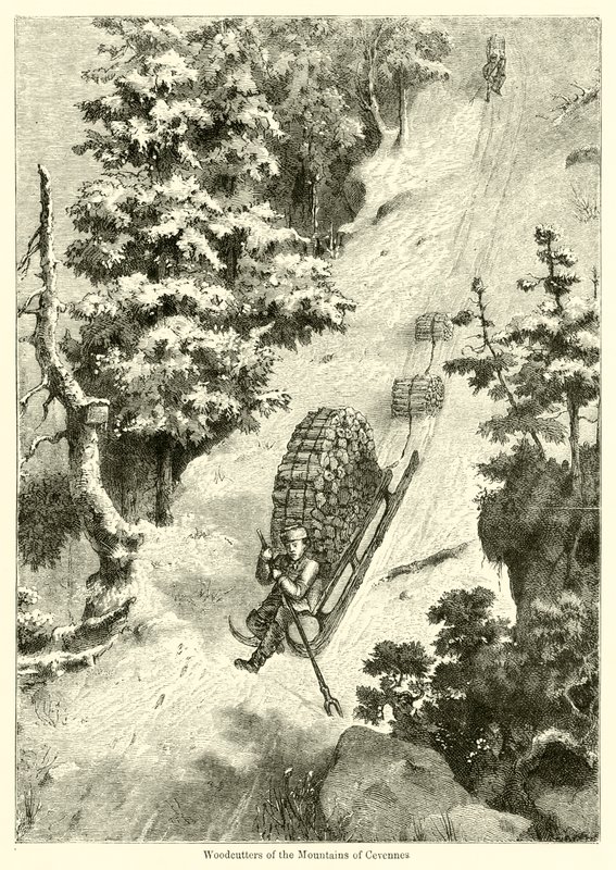 Bûcherons des montagnes des Cévennes - English School