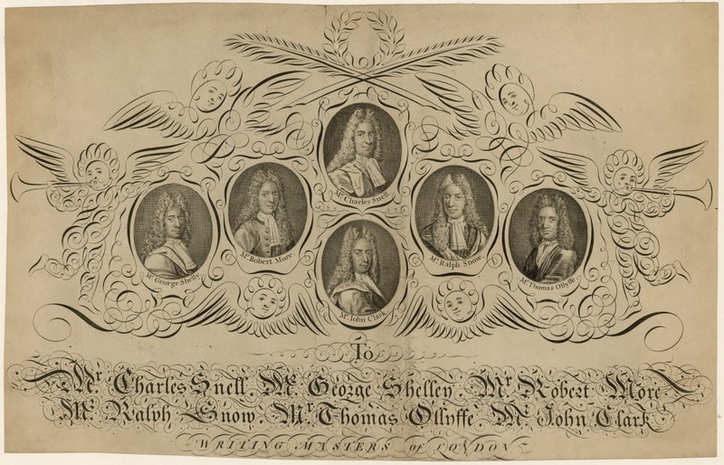 Maîtres écrivains de Londres - English School