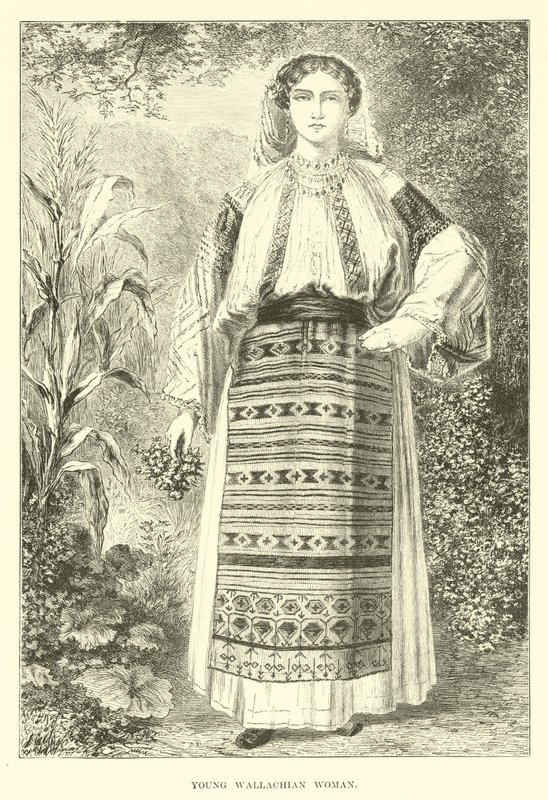 Jeune femme valaque - English School