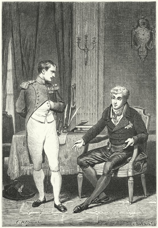 Discussion entre Napoléon et Metternich à Dresde - Ernest Hillemacher